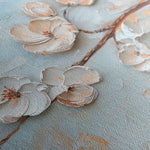 Floral 451 Canvas Art 18" x 24" / 45 x 60 cm / Black