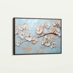 Floral 451 Canvas Art 60 x 40 cm / Black