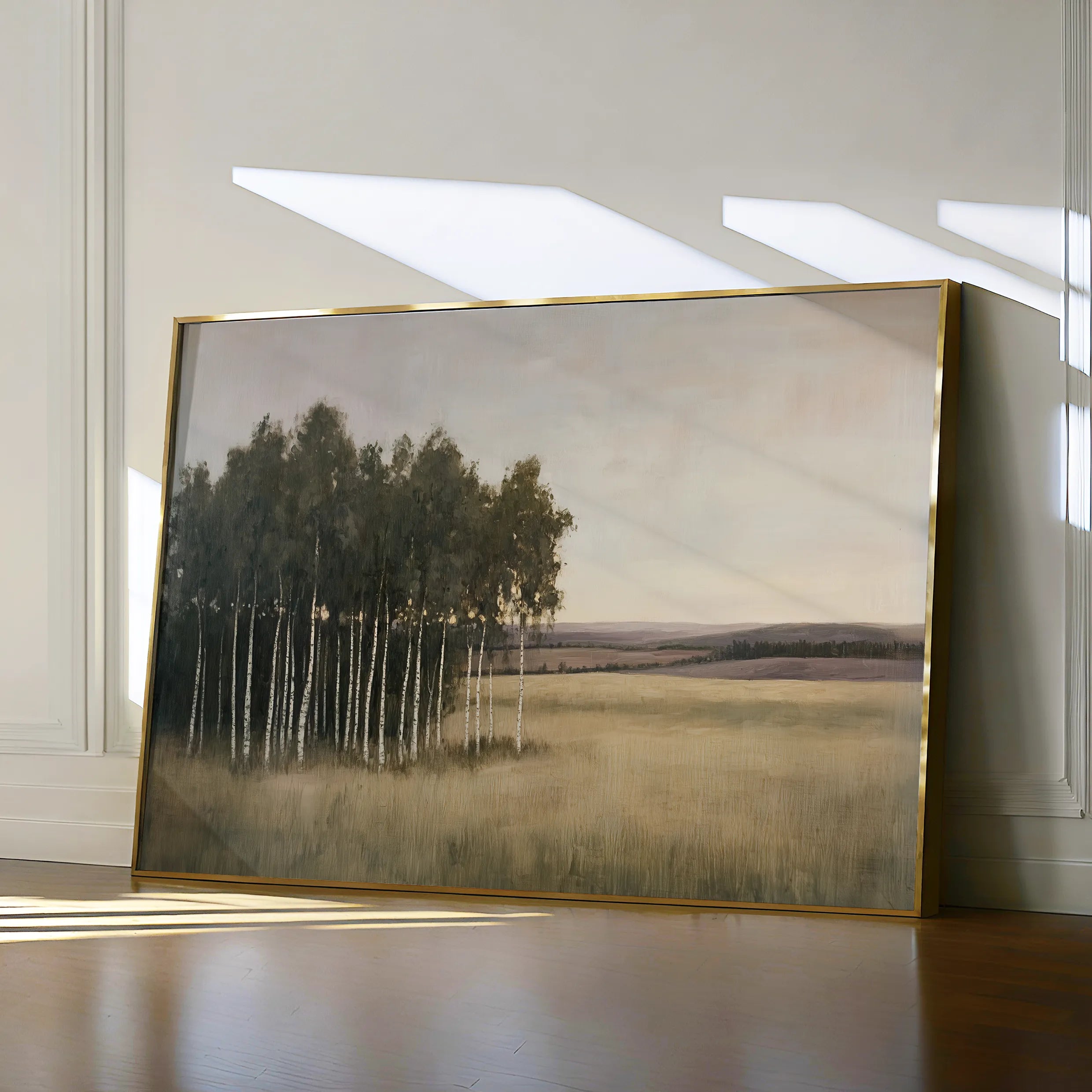 Landscape 451 Canvas Art 18" x 24" / 45 x 60 cm / Black