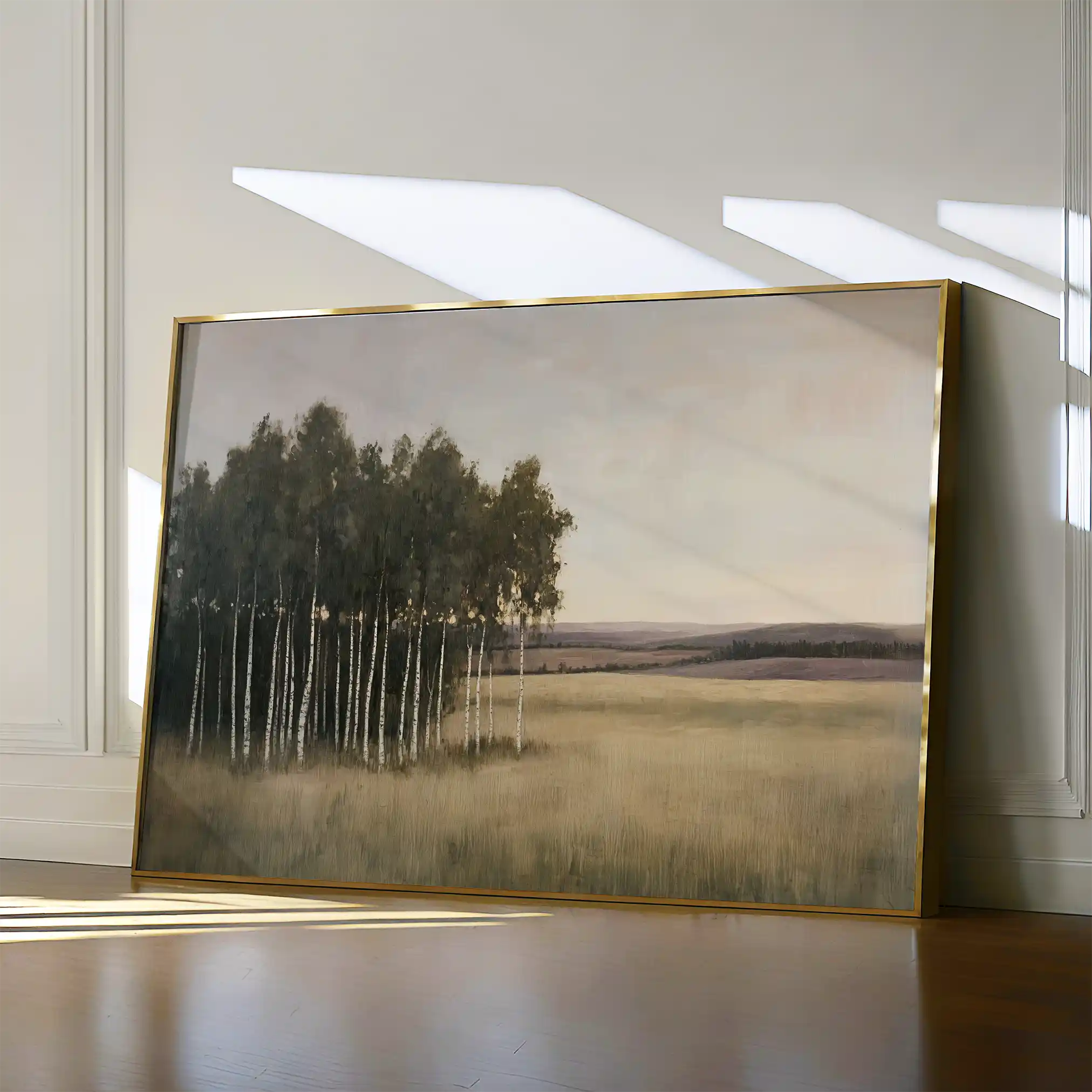 Landscape 451 Canvas Art 60 x 40 cm / Black