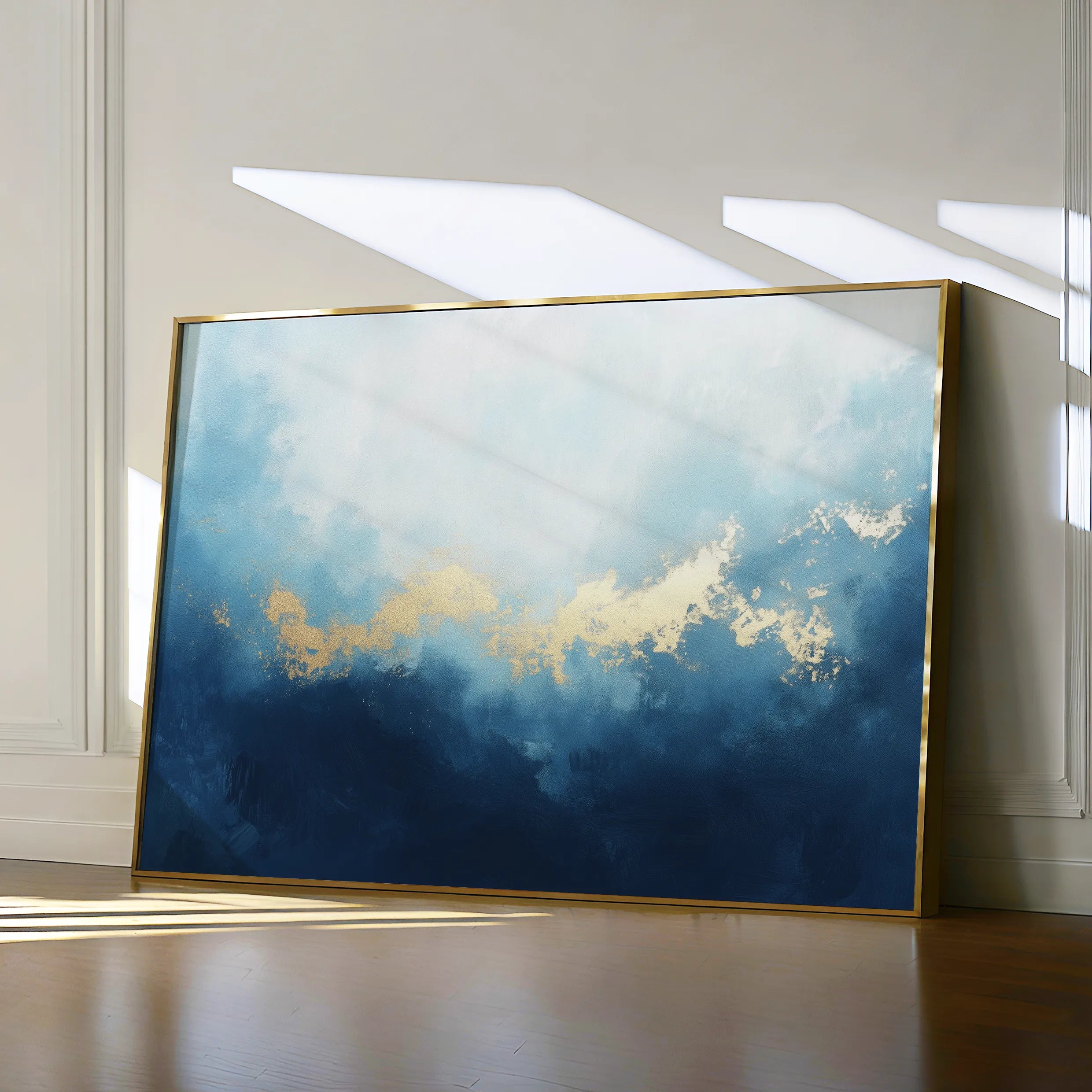 Abstract 452 Canvas Art 18" x 24" / 45 x 60 cm / Black