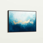 Abstract 452 Canvas Art 18" x 24" / 45 x 60 cm / Black