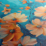 Floral 452 Canvas Art 18" x 24" / 45 x 60 cm / Black