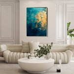 Abstract 453 Canvas Art 18" x 24" / 45 x 60 cm / Black