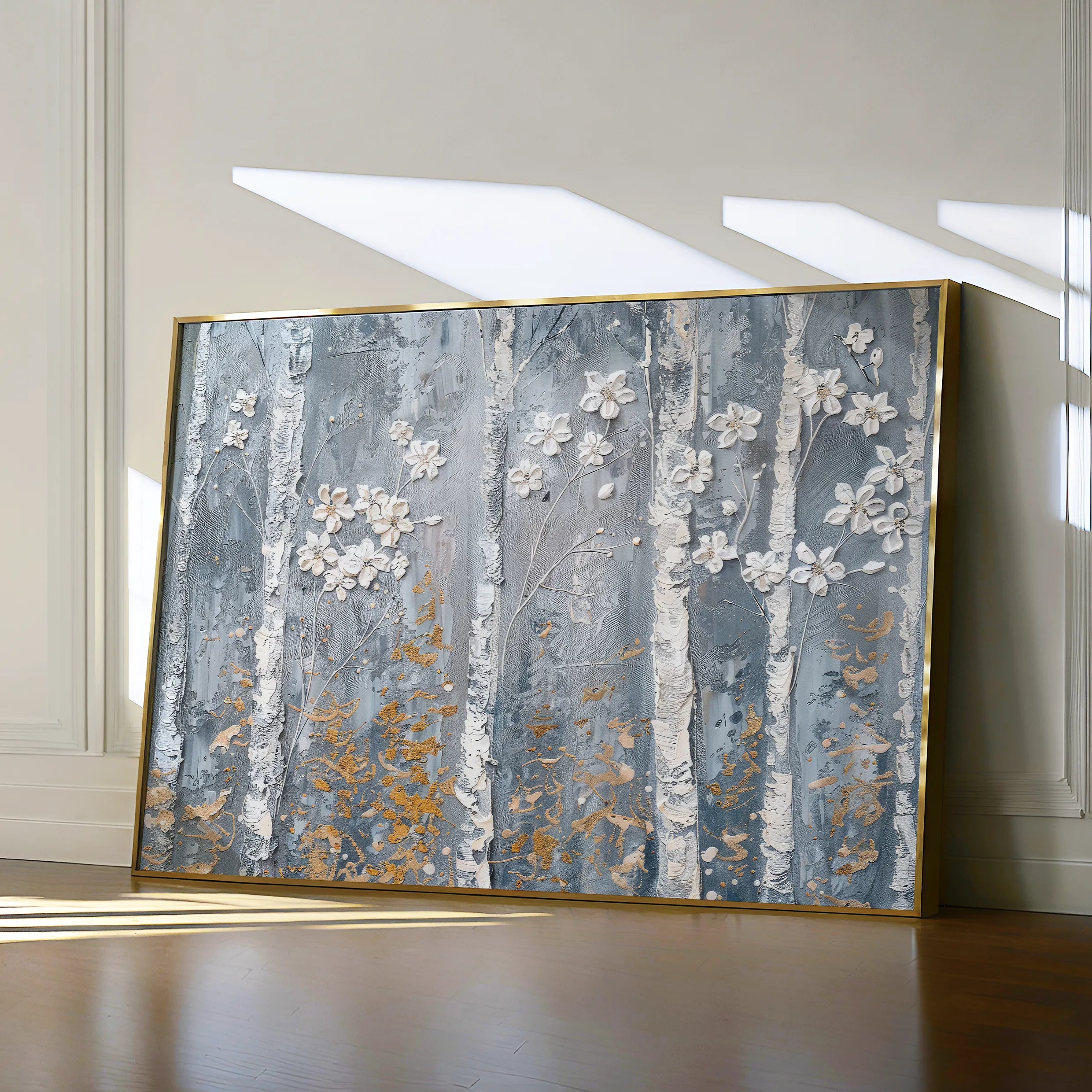 Floral 453 Canvas Art 18" x 24" / 45 x 60 cm / Black