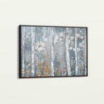 Floral 453 Canvas Art 18" x 24" / 45 x 60 cm / Black