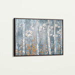 Floral 453 Canvas Art 60 x 40 cm / Black
