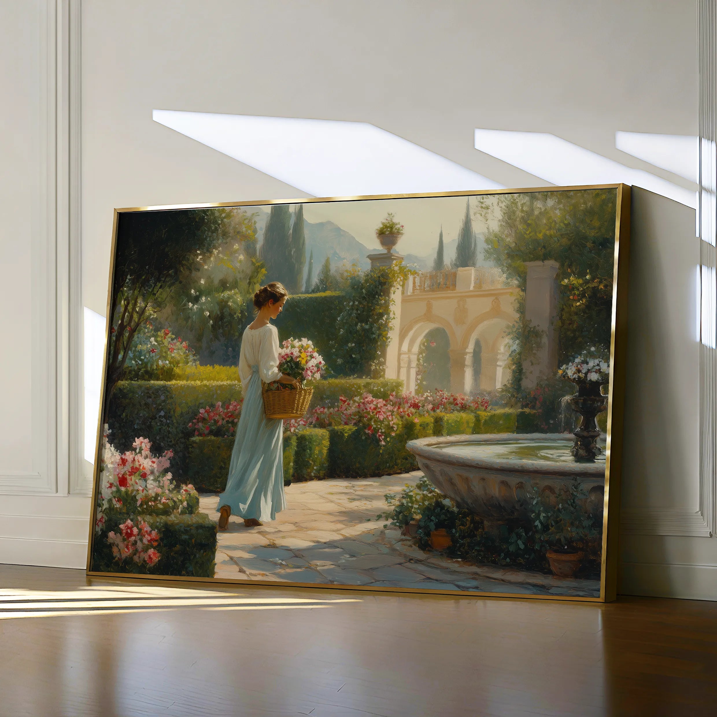 Landscape 453 Canvas Art 18" x 24" / 45 x 60 cm / Black