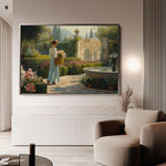 Landscape 453 Canvas Art 18" x 24" / 45 x 60 cm / Black