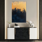 Abstract 454 Canvas Art 18" x 24" / 45 x 60 cm / Black