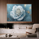 Floral 454 Canvas Art 18" x 24" / 45 x 60 cm / Black