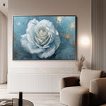 Floral 454 Canvas Art 18" x 24" / 45 x 60 cm / Black