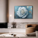 Floral 454 Canvas Art 18" x 24" / 45 x 60 cm / Black