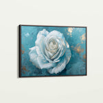 Floral 454 Canvas Art 18" x 24" / 45 x 60 cm / Black