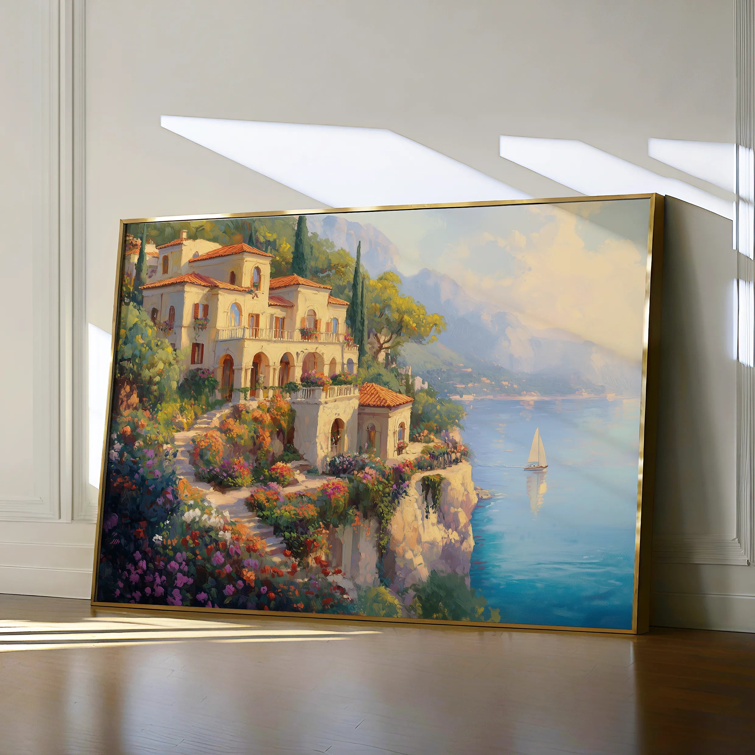 Landscape 454 Canvas Art 18" x 24" / 45 x 60 cm / Black