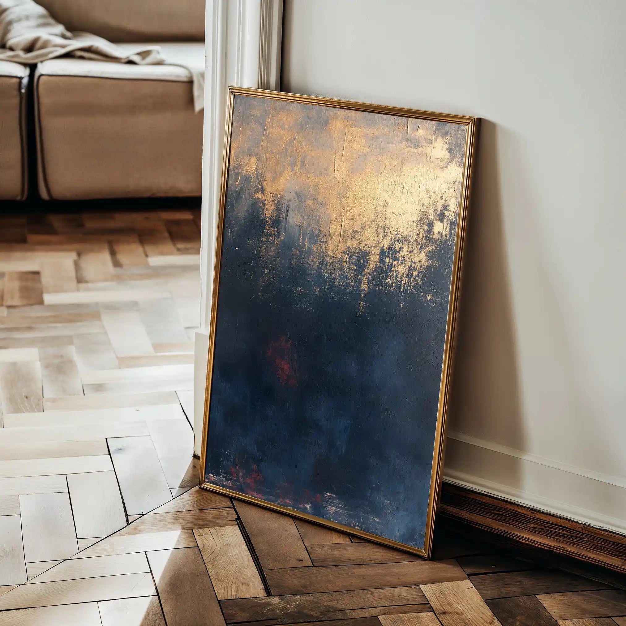 Abstract 455 Canvas Art 60 x 40 cm / Black