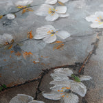 Floral 455 Canvas Art 18" x 24" / 45 x 60 cm / Black