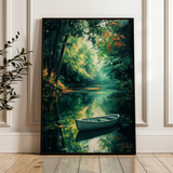 Landscape 455 Canvas Art 18" x 24" / 45 x 60 cm / Black