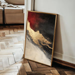 Abstract 456 Canvas Art 18" x 24" / 45 x 60 cm / Black