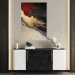 Abstract 456 Canvas Art 18" x 24" / 45 x 60 cm / Black