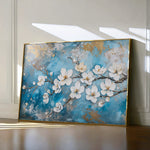 Floral 456 Canvas Art 18" x 24" / 45 x 60 cm / Black