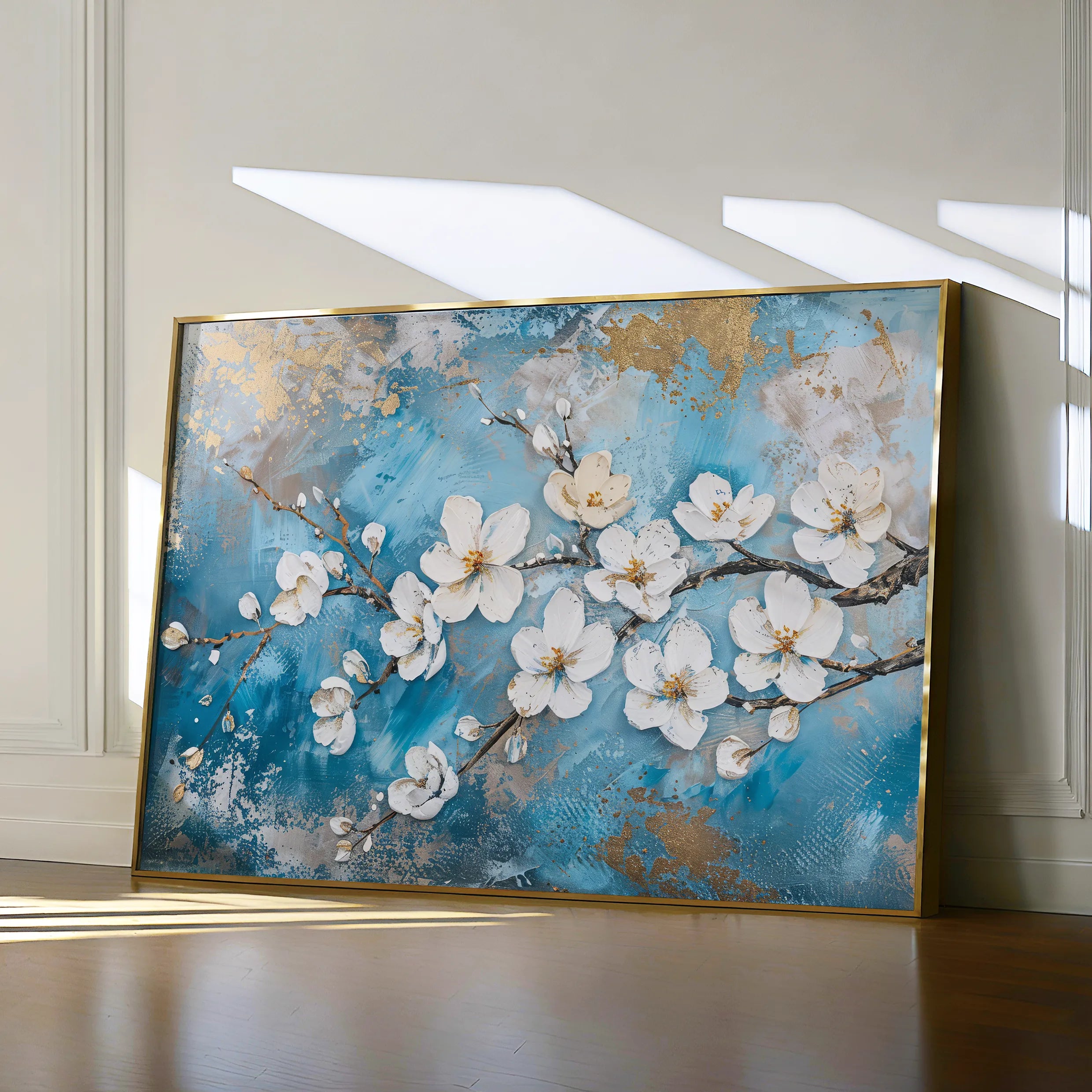 Floral 456 Canvas Art 18" x 24" / 45 x 60 cm / Black