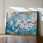 Floral 456 Canvas Art 60 x 40 cm / Black