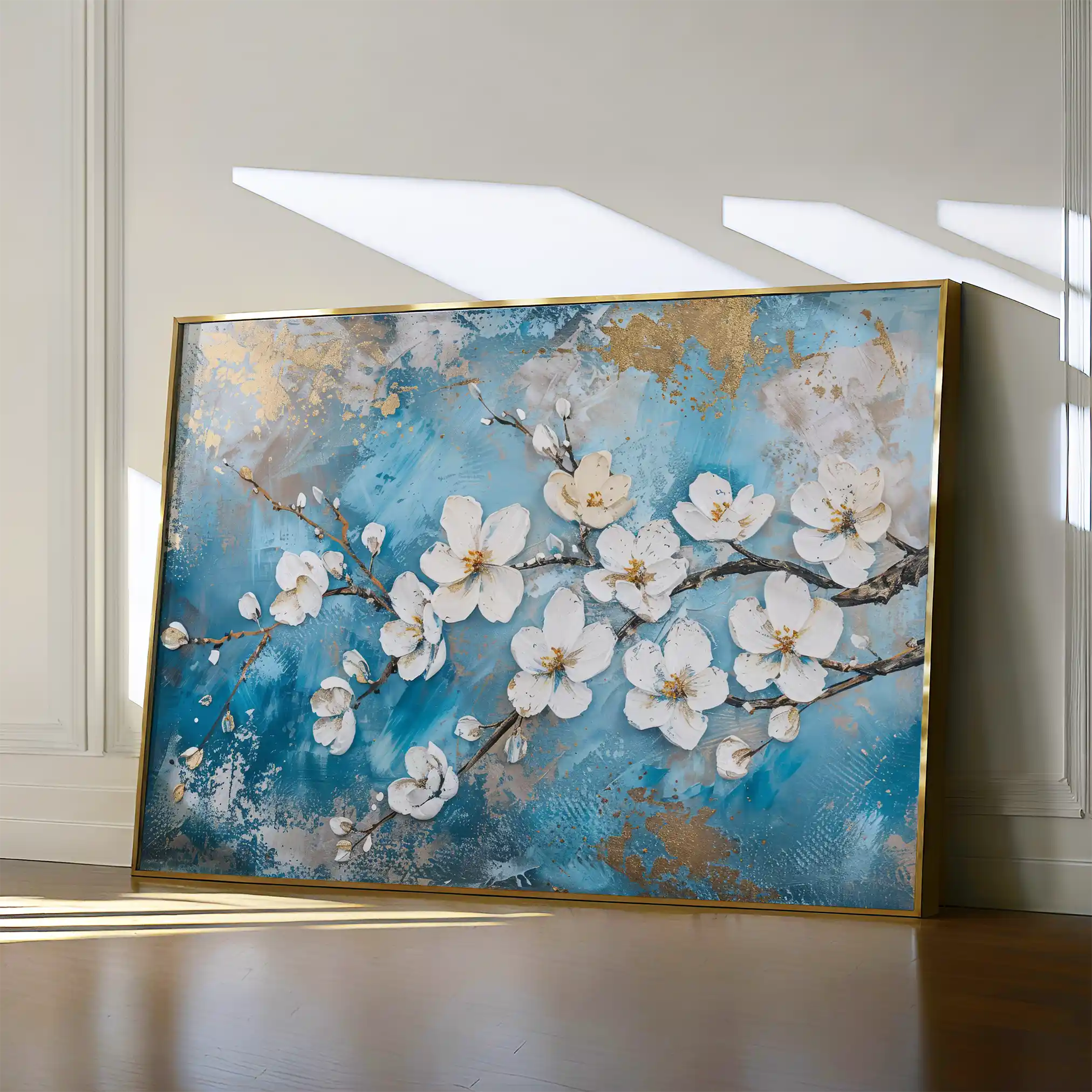 Floral 456 Canvas Art 60 x 40 cm / Black