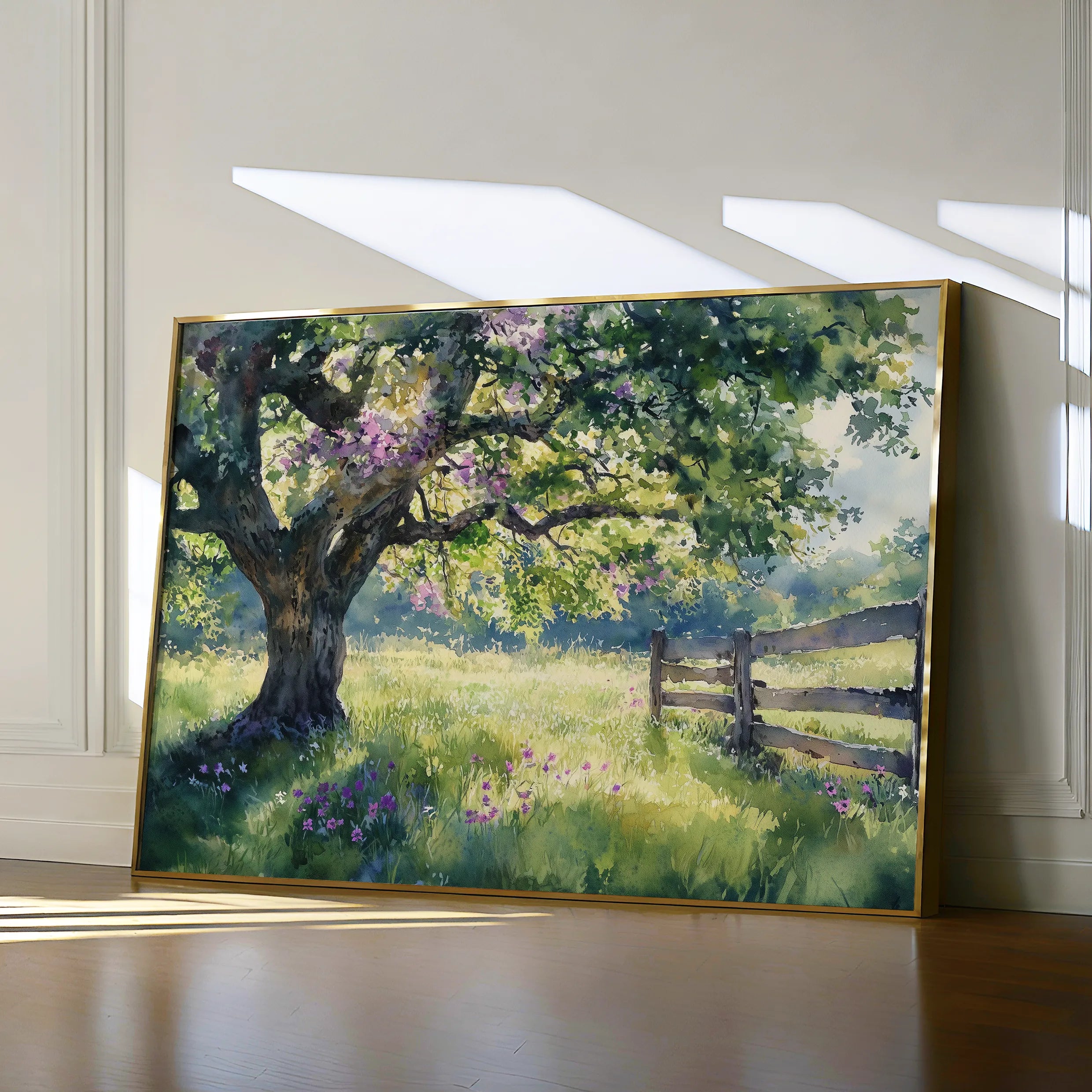 Landscape 456 Canvas Art 18" x 24" / 45 x 60 cm / Black
