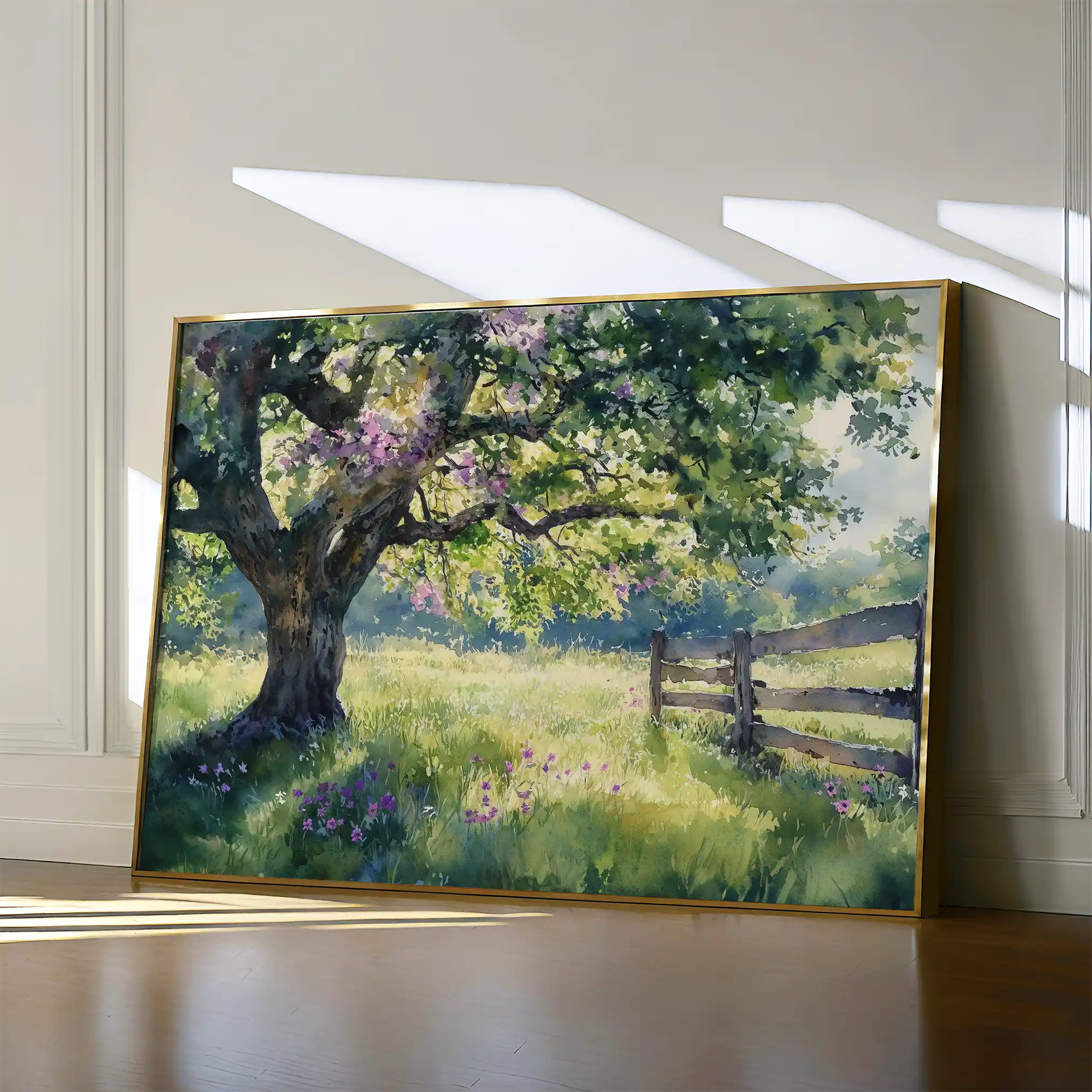 Landscape 456 Canvas Art 60 x 40 cm / Black