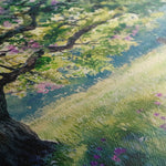 Landscape 456 Canvas Art 60 x 40 cm / Black