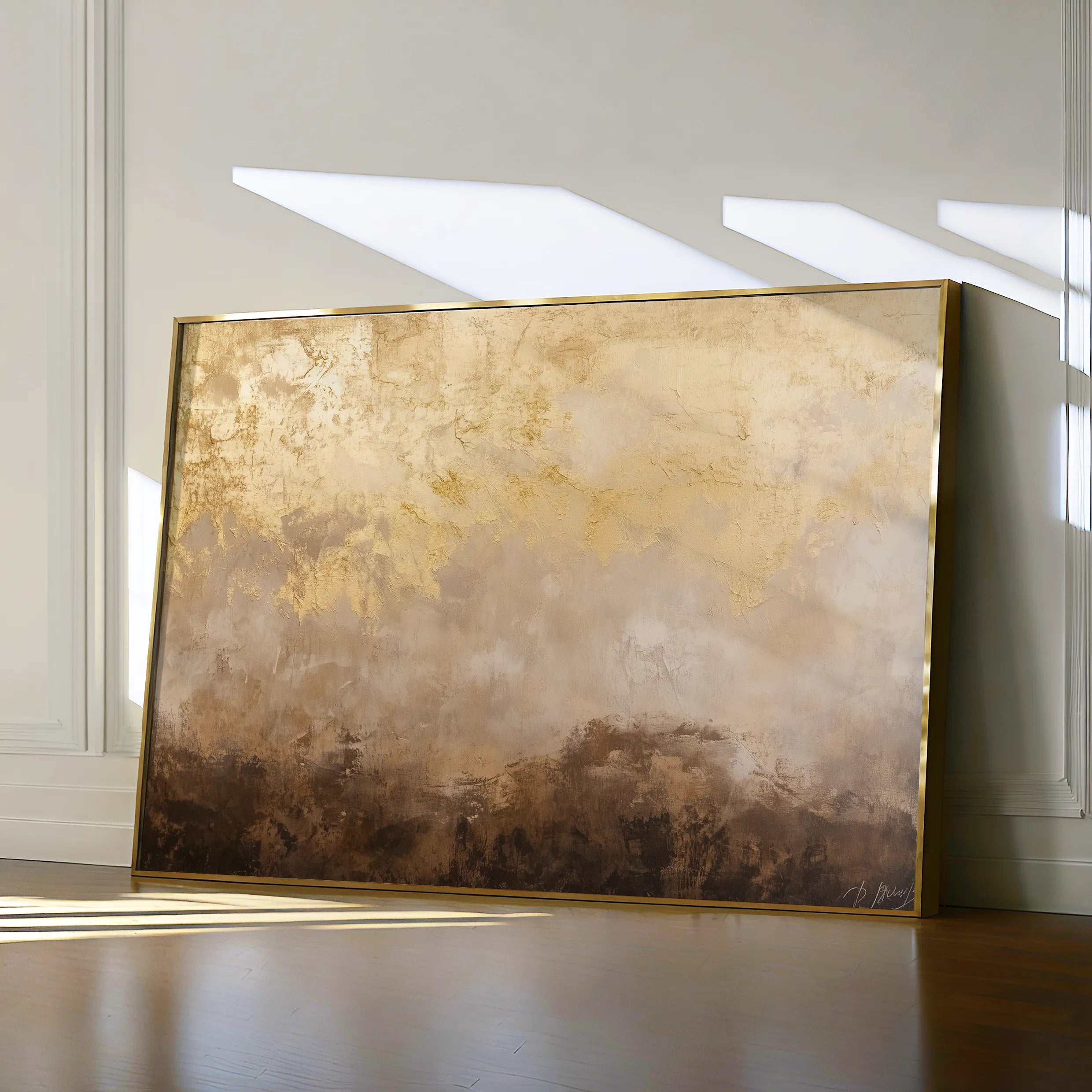 Abstract 457 Canvas Art 18" x 24" / 45 x 60 cm / Black