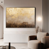 Abstract 457 Canvas Art 18" x 24" / 45 x 60 cm / Black