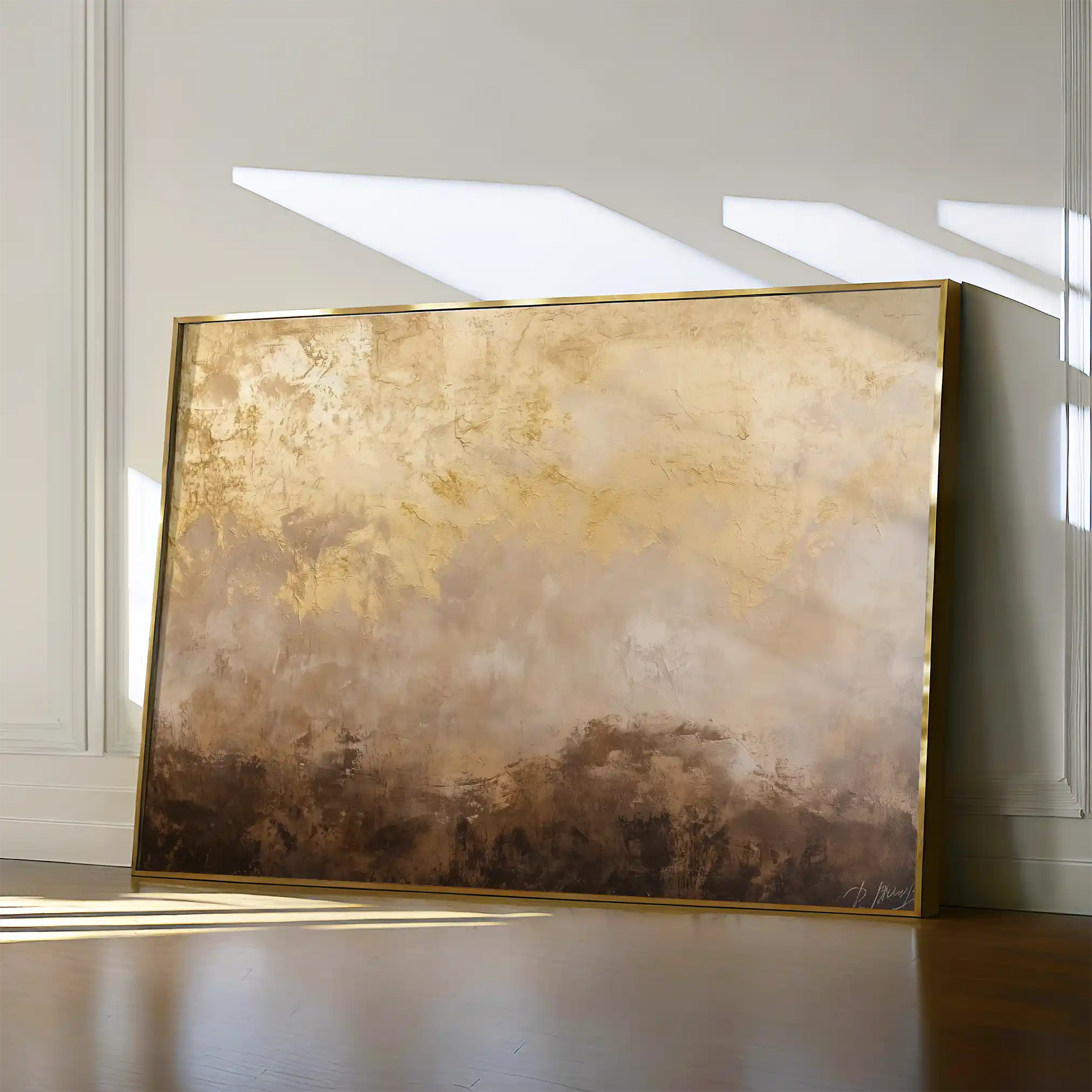 Abstract 457 Canvas Art 60 x 40 cm / Black