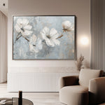 Floral 457 Canvas Art 18" x 24" / 45 x 60 cm / Black