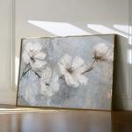 Floral 457 Canvas Art 60 x 40 cm / Black
