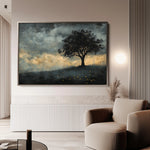 Landscape 457 Canvas Art 18" x 24" / 45 x 60 cm / Black