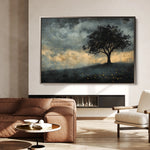 Landscape 457 Canvas Art 18" x 24" / 45 x 60 cm / Black