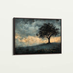Landscape 457 Canvas Art 18" x 24" / 45 x 60 cm / Black