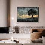 Landscape 457 Canvas Art 60 x 40 cm / Black