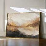 Abstract 458 Canvas Art 18" x 24" / 45 x 60 cm / Black
