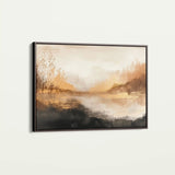 Abstract 458 Canvas Art 18" x 24" / 45 x 60 cm / Black