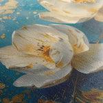 Floral 458 Canvas Art 18" x 24" / 45 x 60 cm / Black