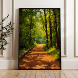 Landscape 458 Canvas Art 18" x 24" / 45 x 60 cm / Black