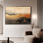 Abstract 459 Canvas Art 18" x 24" / 45 x 60 cm / Black