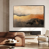 Abstract 459 Canvas Art 18" x 24" / 45 x 60 cm / Black
