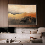 Abstract 459 Canvas Art 18" x 24" / 45 x 60 cm / Black