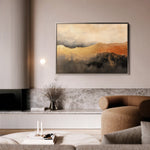 Abstract 459 Canvas Art 18" x 24" / 45 x 60 cm / Black