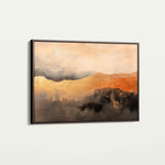 Abstract 459 Canvas Art 18" x 24" / 45 x 60 cm / Black