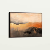 Abstract 459 Canvas Art 18" x 24" / 45 x 60 cm / Black
